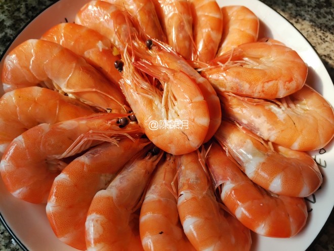 基围虾，做白灼、味道最鲜的吃法，没有之一