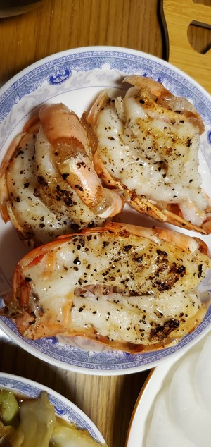 椒盐大对虾