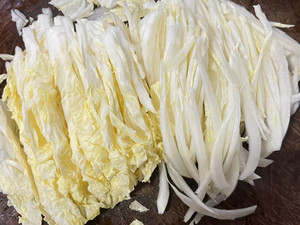 虾皮炒白菜