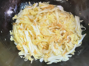虾皮炒白菜