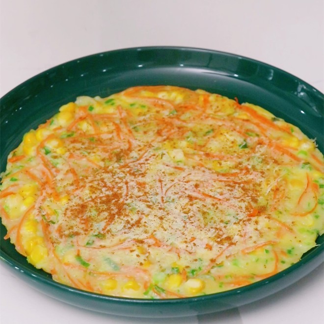 胡萝卜虾皮鸡蛋饼
