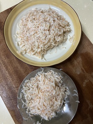 炒虾皮（卷饼配粥都好吃）