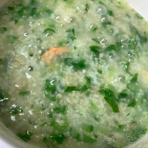 宝宝粥来啦～补钙海米蔬菜粥?