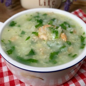 宝宝粥来啦～补钙海米蔬菜粥?