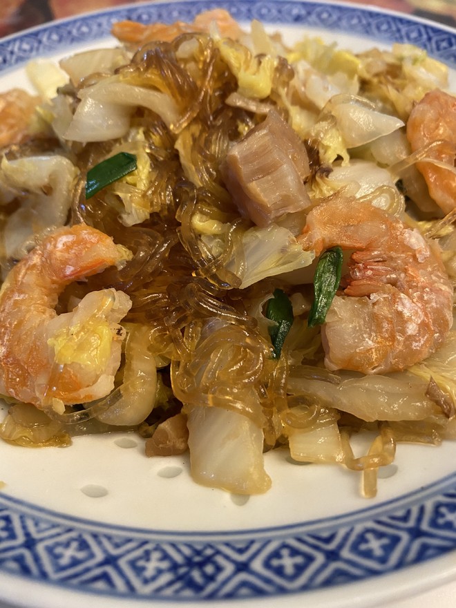 虾干（海米）瑶柱粉丝大白菜