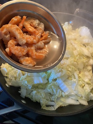 虾干（海米）瑶柱粉丝大白菜