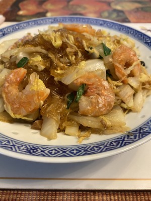 虾干（海米）瑶柱粉丝大白菜