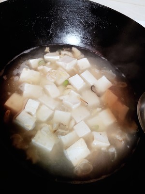海米豆腐菠菜汤