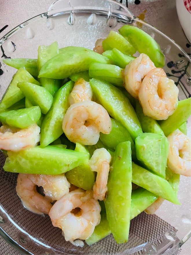 黄瓜炒虾仁
