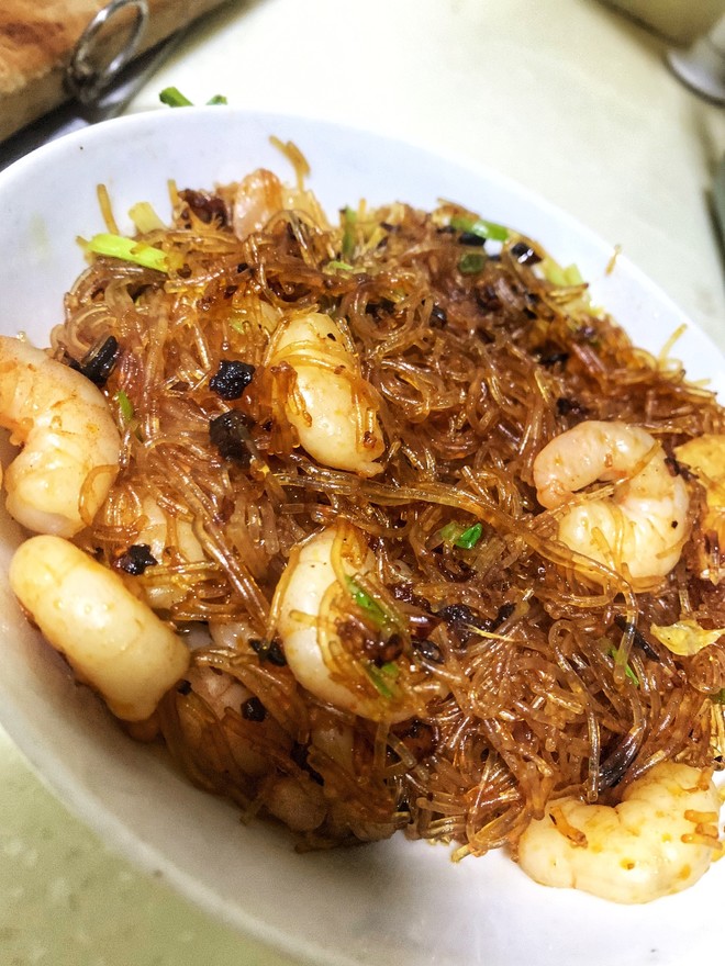 虾仁粉丝煲