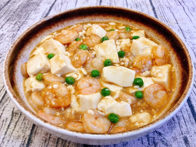 虾仁豆腐?