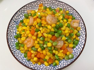什锦玉米粒虾仁???