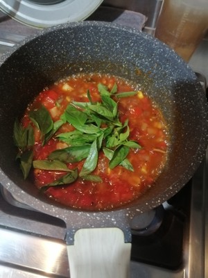 黑胡椒蕃茄煮虱目魚肚