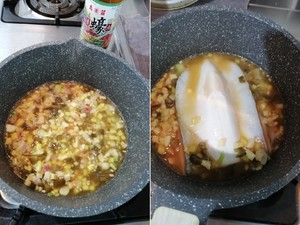 下飯?剝皮辣椒鳳梨煮虱目魚肚［菠萝］