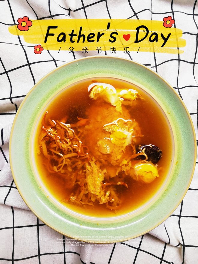 父亲节?给darling?做一款夏日?的养身靓✨汤，“?鱼肚?肉虫?草?汤”，补肾益精的男人汤（汤汤水水2）