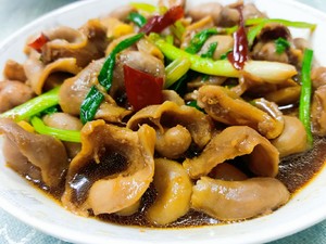 高温爆炒鱼肚
