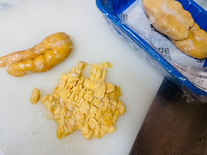 有灵魂的香煎鱼籽青萝卜饼