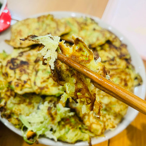 有灵魂的香煎鱼籽青萝卜饼