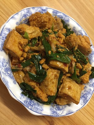 鱼籽烧豆腐最家常的做法