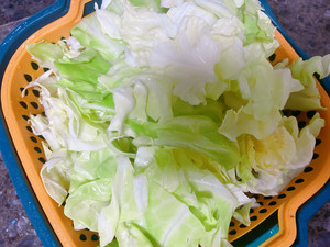 鱿鱼干炒高丽菜