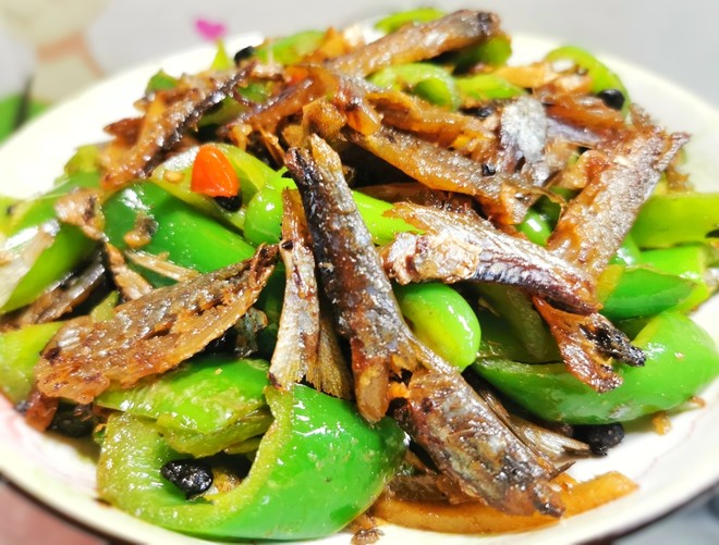 青椒炒巴浪鱼干