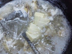 石斑鱼头豆腐汤