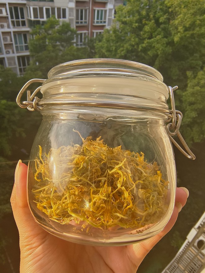 自制金银花干