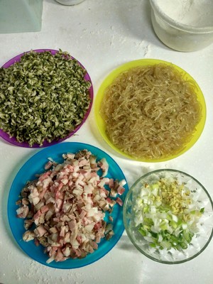 槐花酱肉大包子
