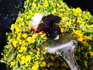 槐花三鲜饺子