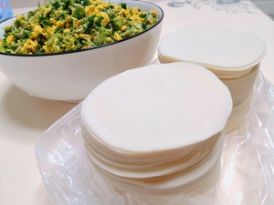 槐花三鲜饺子
