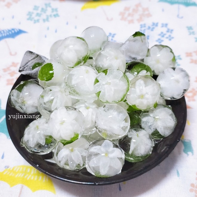 ?茉莉花冷冻冰块|冰爽一夏.满口留香?