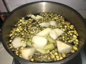 海底椰菊花雪梨膏(清热解毒)