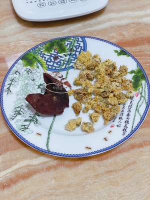 秋季润燥茶| 菊花陈皮茶