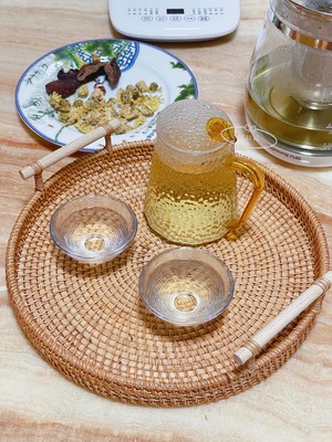 秋季润燥茶| 菊花陈皮茶