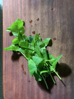 用薄荷调了个蘸水 朋友一?就服了