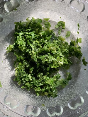 用薄荷调了个蘸水 朋友一?就服了