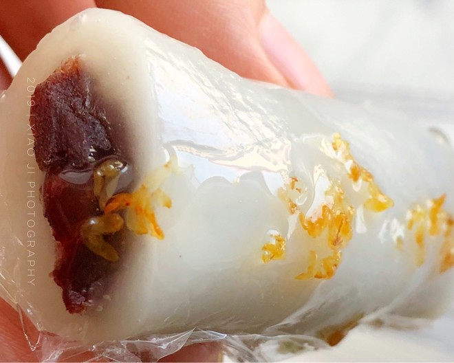 十分钟搞定超正宗的桂花条头糕，零失败！过夜不变硬，豆沙糯米卷