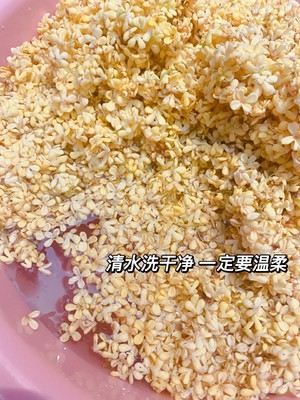 奶奶教我做的桂花蜜 满屋飘香 一次就成功了
