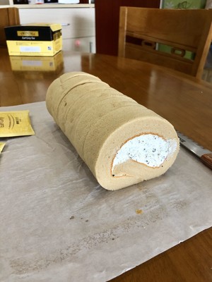香气四溢的伯爵红茶蛋糕卷