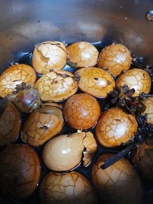 不用茶叶的超入味茶叶蛋