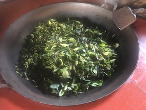清远农家擂茶叶的制作方法