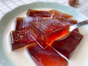 Q弹爽口红茶冻