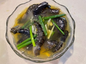 不经油炸的茶叶虾