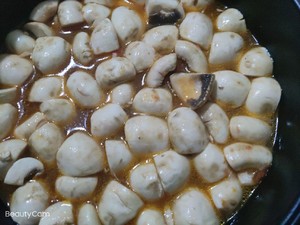 双孢菇鸡蛋茄酱浓汤