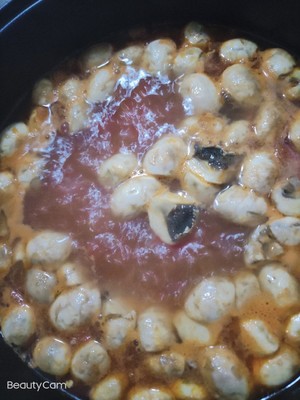 双孢菇鸡蛋茄酱浓汤