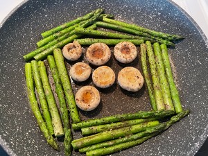 香煎芦笋口菇