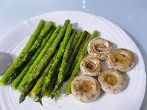 香煎芦笋口菇