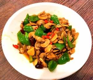 素炒鲜口蘑（白蘑菇），快手家常菜