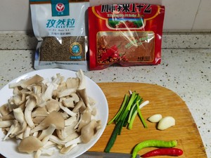 孜然干煸袖珍菇（平菇）- 爱烧烤必爱吃