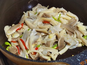 孜然干煸袖珍菇（平菇）- 爱烧烤必爱吃